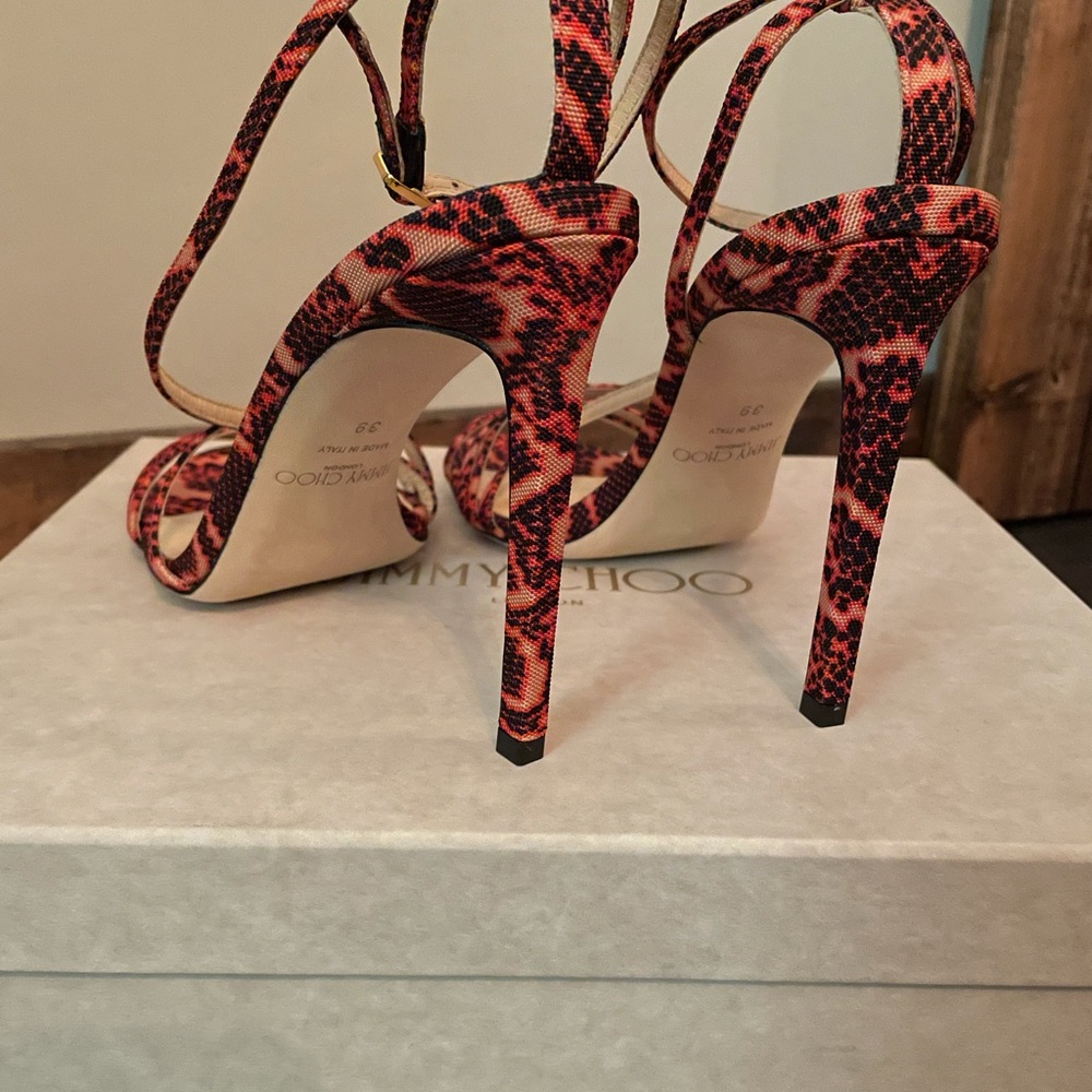 NWT Jimmy Choo Tesca 100mm Heels. Size 39 - Picture 8 of 10